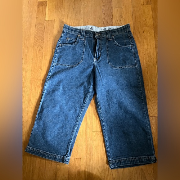 Lee Comfort Waistband Stretch Capri Jeans Size 12 - Picture 1 of 4